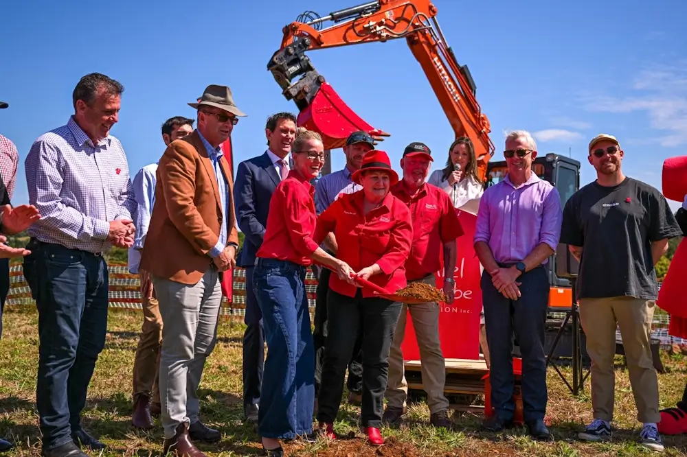 Community Gathers for Build It For The Kids Sod Turning in Maleny